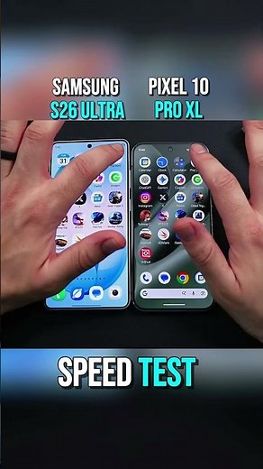 Samsung S26 Ultra Vs Google Pixel 10 Pro Xl Speed ⚡ Test? #samsung #google #speedtest