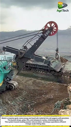 INSANE Giant Claw Crane Loading Trains Fast! Heavy Machinery in Action