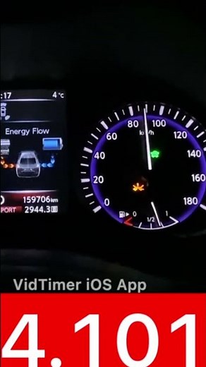 V37 スカイライン ハイブリッド 0-100km加速 タイム計測 HV37