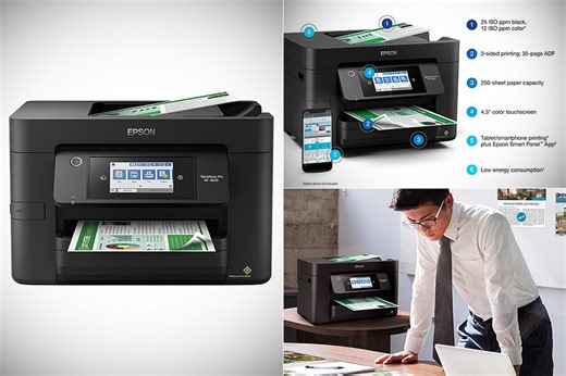 Don't Pay $220, Get an Epson Workforce Pro WF-4820 Wireless Color Inkjet All-In-One Printer for $99.99 Shipped – Today Only