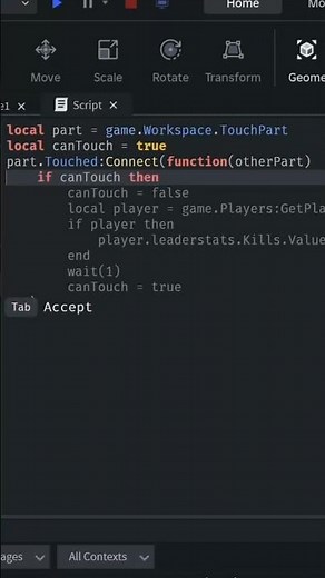 Roblox Debounce Explained in 60 Seconds! #robloxdev #roblox #robloxgamedesign #shorts