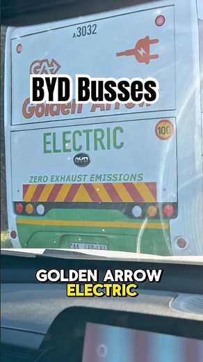 BYD Takes Over SA! 200 Electric Buses for Golden Arrow 🚍⚡️