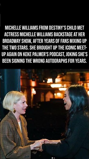 Michelle Williams Finally Met The OTHER Michelle Williams And It's Hilarious! 😂👯‍♀️🎭
