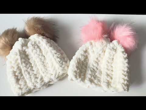 HOW TO CROCHET a super soft baby hat easy for beginners | crochet baby hat free pattern