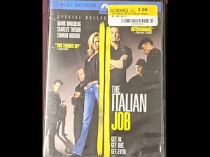 Opening to The Italian Job 2003 DVD (2006 reprint)