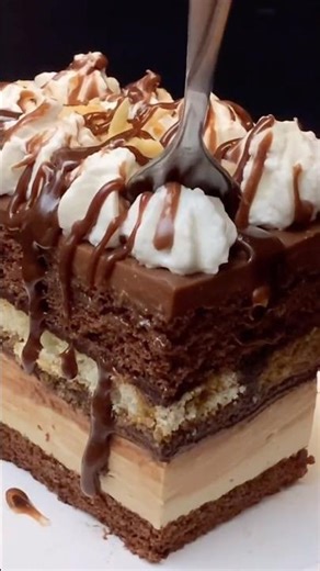 Chocolate Coffee Layer Cake🍫🍰