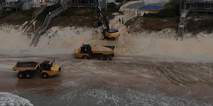 Work begins on $280,000 sand renourishment project in Surf City