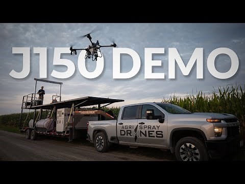 EAVision J150 Demo | Spraying Small Fields