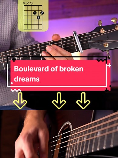 Essential Strumming Pattern for Boulevard of Broken Dreams