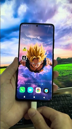 Interactive Goku 3D-Gravity Wallpaper