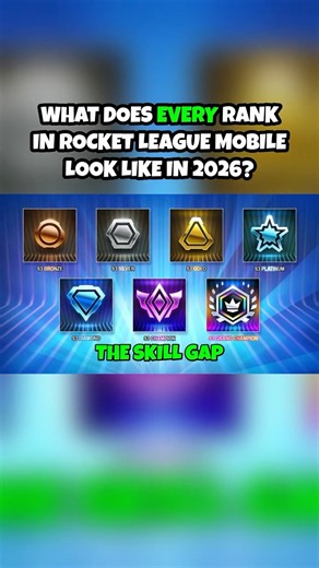 What Does EVERY Rocket League Mobile Rank Look Like in 2026?