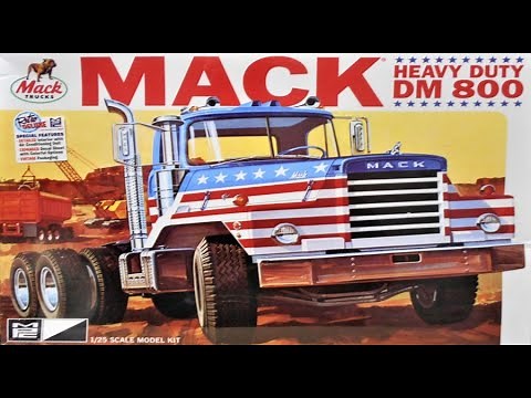 Mack DM-800 HD Tractor 1:25 Scale MPC #899 -Model Kit Build & Review