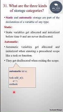 Systemverilog Interview questions 31/n #vlsi #education#shorts #designverification #systemverilog