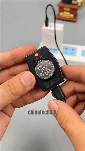 Coin Battery Charger | USB Rechargeable Tool #shorts #shortvideo #batterycharger