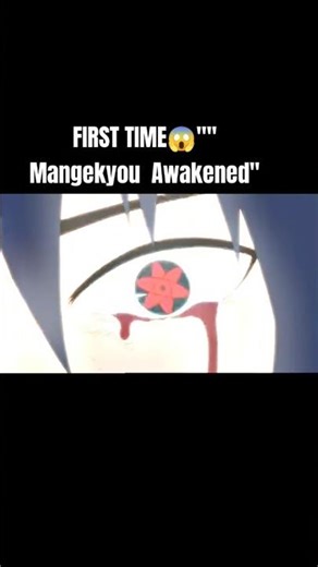 Sasuke Unlocks Mangekyou Sharingan for the First Time 😱🔥 #mangekyousharingan #sasukeuchiha
