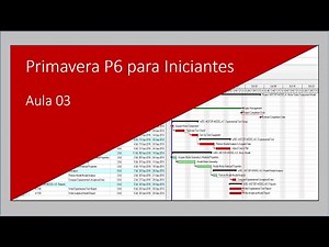 Curso Primavera P6 para Iniciantes Aula 03 #primaverap6