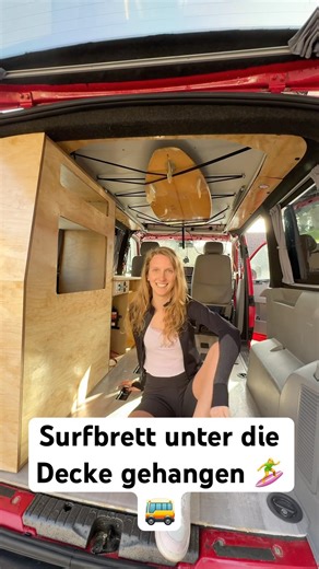 Storage space in your VW Bus that you're definitely not using yet… 👀 🚌 #storage #vwbus #t5 #diy #...