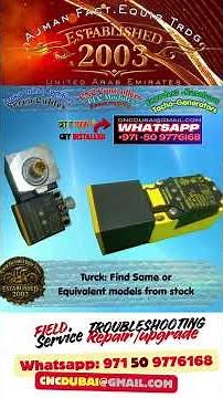 Turck Inductive Sensor Stock Dubai Ni50U-CP40-AP6X2-H1141 1625835 Extended Switching Distance