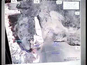 Ocean currents and iceberg movements