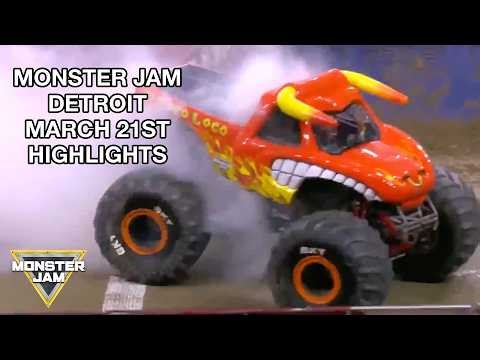 Monster Jam Detroit Highlights | March 21st, 2026 | 5PM