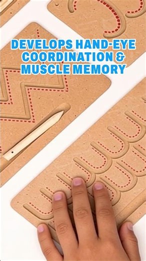 Wooden Tracing Boards Pack 🖍️ | Early Writing & Motor Skills Fun!