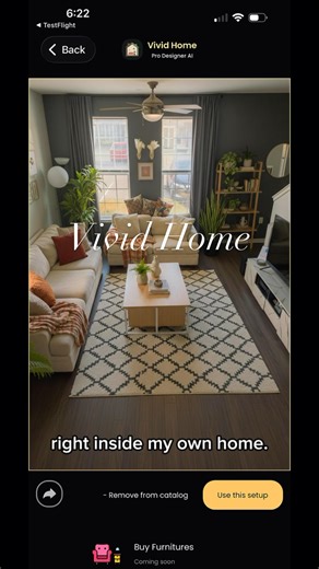 Özden Kaya Gülmez on Instagram: "“Stuck on how to decorate your home? Vivid Home App lets you visualize every style before you buy. Transform your space effortlessly! 🏡✨ Download now and try it for yourself!” Appstore➡️ https://apps.apple.com/pl/app/vivid-home-pro-designer-ai/id6754298373 #vividhomeapp #homedecor #interiordesign #roommakeover #decorinspo #homedesign #interiorgoals #roomtransformation #decortips #homestyle #dreamhome #ugc #easydecor #designyourspace #homeinspo #appstore #appcoll