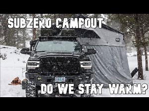 Winter Snow Camping - SubZero Overlanding with Primal Outdoors, SoftroadingTheWest and VegaVenturing