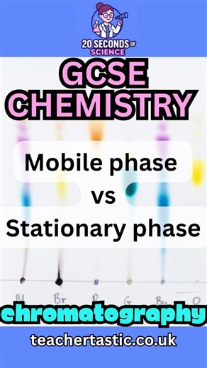 GCSE Chemistry - Chromatography: mobile phase vs stationary phase