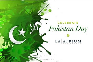 Celebrate Pakistan Day at La Atrium and Get a chance to be the Face of upcoming ChenOne Fashion Shoot (Men, Women & Kids). All you need to do is..! *Dine in at La Atrium (AlaCarte 1pm to 11pm) on 23rd March *Get a Picture while Dinning *Post the Picture on your timeline (Public) by tagging #LaAtrium *Keep your Dine in bill handy *conditions applied | La Atrium