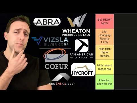 Silver Stocks Ranked from Highest to Lowest Potential - HYCROFT, ABRA, WHEATON, COEUR, and MORE...