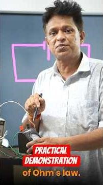 How Voltage and Current Actually Work | Ohm’s Law Experiment #ohmslaw #science