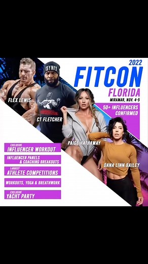 Flex Lewis™ on Instagram: "This weekend Florida @fitcon Can’t wait to meet up with friends and best people in fitness industry’s as well as see all my fans and supporters. DONT MISS THIS. 🔥🔥🔥 1 DAYS LEFT. Go to FITCON.com 👊🏻 #FitCon #FitconFlorida"