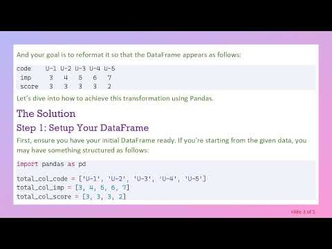 How to Effectively Change Column Values to DataFrame Values in Pandas