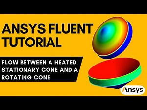 ANSYS Tutorial: Water Flow Simulation Between Heated and Rotating Cones | Flow & Heat Transfer #cfd