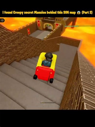 I found creepy secret Mansion behind this SUN Map 😱 (@roblox)