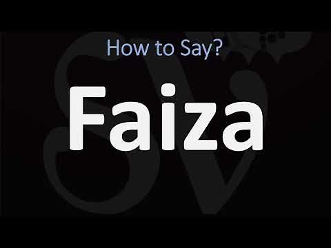 How to Pronounce Faiza? (CORRECTLY)