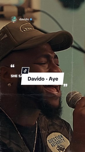 Davido - Aye Lyrics Video: Captivating Afrobeat Song