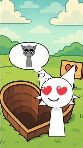 WENDA LOVES GRAY 😳 ❤️ #animation #sprunki #sprunkiincredibox #love