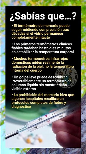 Datos asombrosos y poco conocidos sobre el aparentemente simple termómetro