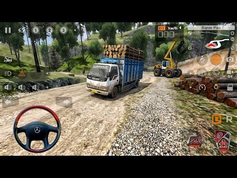 GAME TRUK OLENG..!!! ISUZU TUA MUATAN KAYU DARI HUTAN..!!![MOD BUS SIMULATOR INDONESIA]