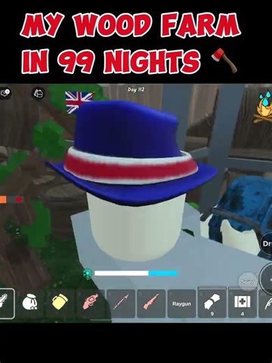 My wood farm in 99 nights!🪓