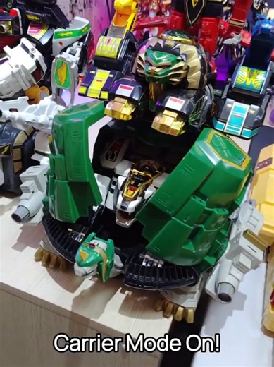 Exploring Zords and Mechas' Carrier Modes