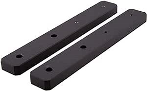 Wet Sounds ADP Malibu G3 Bimini Bar-B, 1 Pair of (Black) Malibu G3 Bimini Relocator Brackets for use w/ Single G3 Tower Adapters
