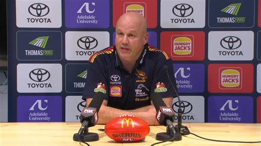 "You get what you deserve, we train that a lot." Matthew Nicks spoke post game on his side's strong start. | AFL