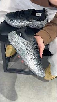 Nike Ava Edge Black Metallic Silver #sneakers #unboxing