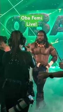 Oba Femi Full entrance Live | WWE RAW 5/4/2026