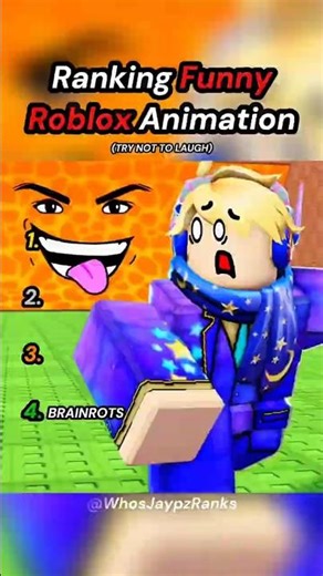 Ranking Funny Roblox Animation #roblox #shorts #ranking #funny