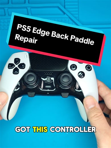 PS5 DualSense Back Paddle Repair . . 🌍StickFixRepair.com . . #ps5 #dualsenseedge