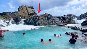 2K views · 71 reactions | Watch me dive into Conchi natural pool, Aruba, voted one of the top 10 places to visit on Earth! #RenoAroundTheWorld | Build Up Nigeria | Facebook
