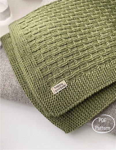 Aran Knit Baby Blanket Pattern: Beginner-friendly (PDF Pattern) - Etsy